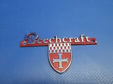 Beech 19A Musketeer Beechcraft Emblem ( Red ) P/N 130071 (0424-1304) picture
