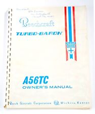 Vintage Original 1970 Beechcraft Turbo-Baron A56TC Owner's Manual picture