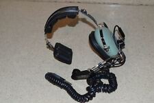 DAVID CLARK HEADSET MODEL H3391- WITH M-1/DC AMPLIFIED DYNAMIC picture
