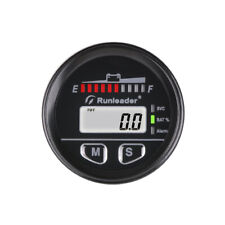 Digital Battery Fuel/Hour Meter/Volt Meter Gauge,Alarm Remind Forklift Golf Cart picture