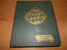 Wasp Jr & Wasp Pratt Whitney Overhaul Manual 118611 picture