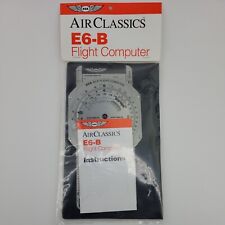 Metal ASA Air Classics E6-B Flight Computer Instructions & Case - New Sealed picture