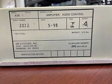 DB Systems 438 Audio Control Amplifier  picture