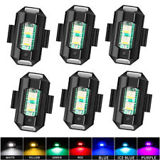 6× LED 7Colors Aircraft Strobe Lights MTB Taillight Anti_collision Warning Light picture