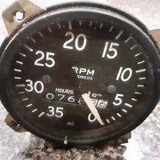 AERONCA ENGINE RPM/HRS METER (Piper J3 , Taylorcraft)(Lcoming . Continental) picture